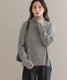 URBAN RESEARCH ROSSO | マシーンウォッシュ ワイドリブニット(ニット/セーター)