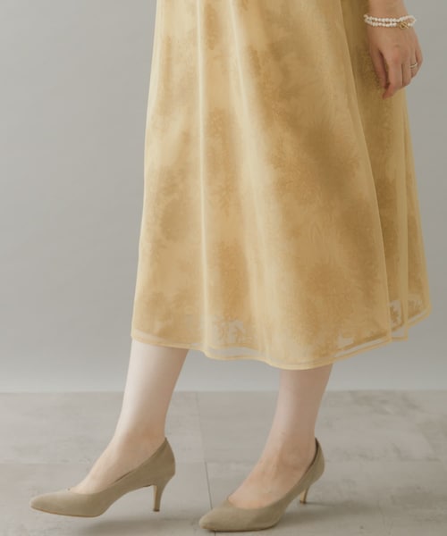 URBAN RESEARCH ROSSO（アーバンリサーチロッソ）の「kaene　チュールレースAラインドレス（ワンピース・レディース・yellow/brown・FREE）」の20枚目の写真