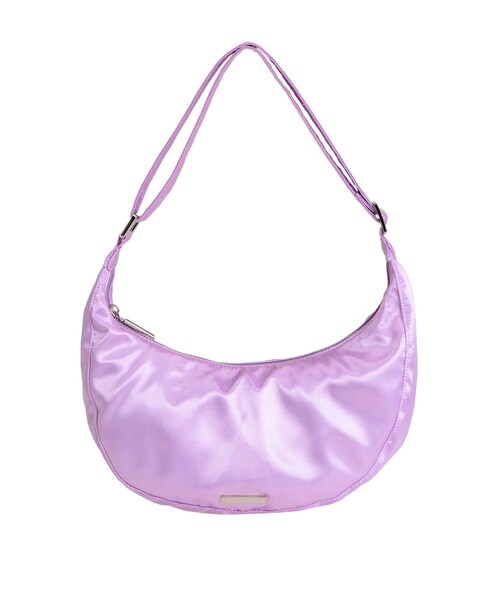 MERCURYDUO（マーキュリーデュオ）の「ハーフムーンショルダーBAG（ハンドバッグ・レディース・オフホワイト/ブラック/ピンク/アイスブルー/ラベンダー・F）」の7枚目の写真