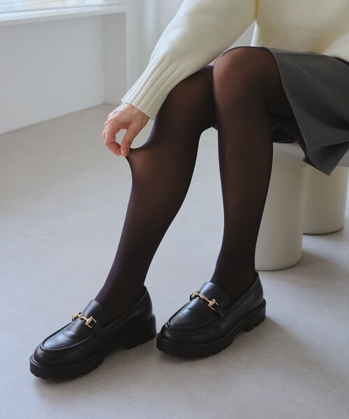 ROPE' PICNIC（ロペピクニック）の「Fake Tights/フェイクタイツ（タイツ/ストッキング・レディース・ブラック・F）」の2枚目の写真