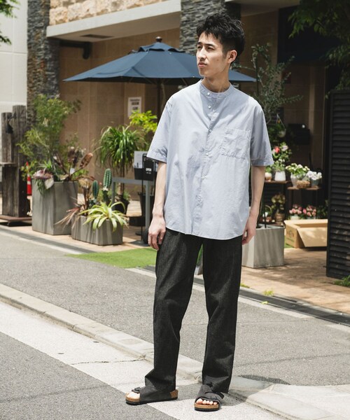 URBAN RESEARCH DOORS（アーバンリサーチドアーズ）の「リネンブレンドデニム イージートラウザー（デニムパンツ・メンズ・INDIGO/INDIGOUSED/BLACK/BLACK USED・M/L）」の10枚目の写真