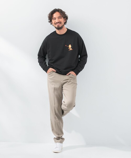 URBAN RESEARCH Sonny Label（アーバンリサーチサニーレーベル）の「OOPS×RYUAMBEコラボスウェット（スウェット・メンズ・サックス/ブラック/ミント・M/L/XL）」の9枚目の写真