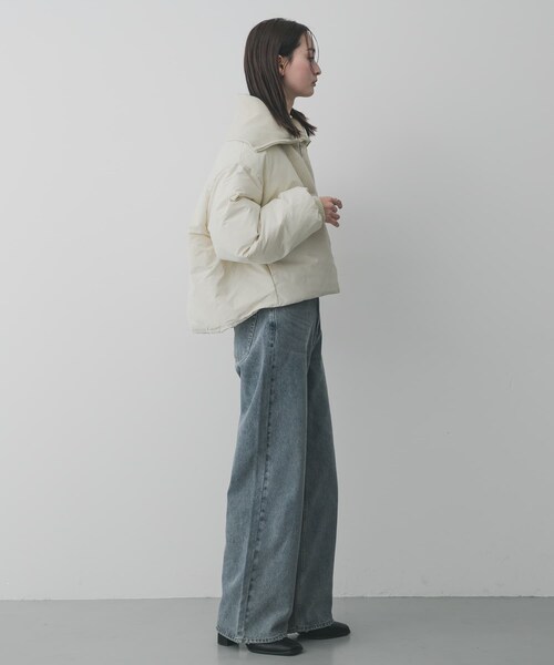 SENSE OF PLACE by URBAN RESEARCH(センスオブプレイスバイアーバンリサーチ)の「ビッグカラーショートパフジャケット(その他アウター・レディース・GREIGE/BLACK/KHAKI・One)」の17枚目の写真