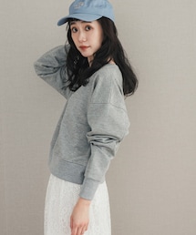 URBAN RESEARCH DOORS | コンパクトラメスウェット 26AW(スウェット)