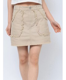 jouetie | ミリタリーフリンジスカパン(スカート)