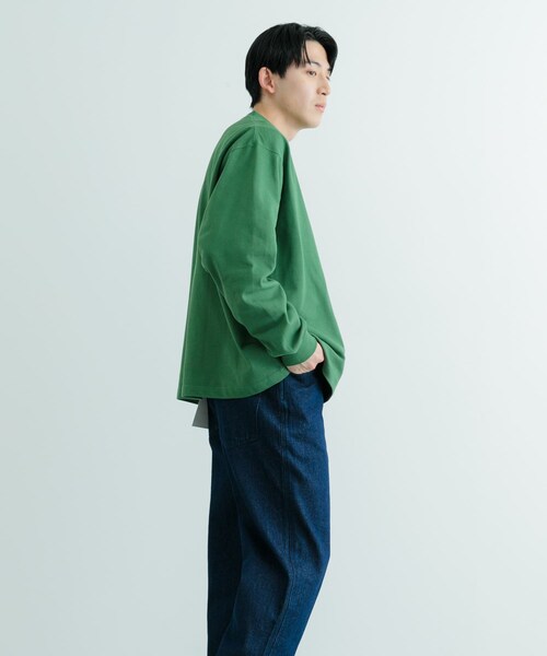 ITEMS URBANRESEARCH（アイテムズ アーバンリサーチ）の「PENNEYS　FOX Youth カノコ ロングスリーブ TOPS（Tシャツ/カットソー・メンズ・OFF/BLK/GRY/GRN・M/L）」の21枚目の写真
