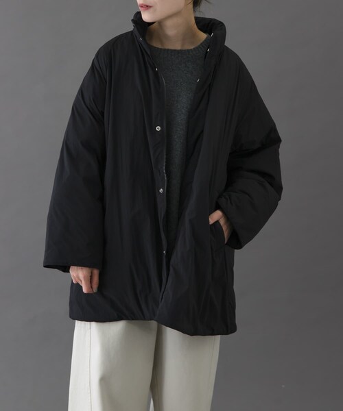 URBAN RESEARCH DOORS(アーバンリサーチドアーズ)の「FORK&SPOON SORONAスタンドカラーブルゾン(ブルゾン・レディース・BLACK/WINE/SAND・1)」の6枚目の写真