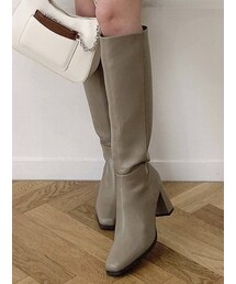 dazzlin | ミニマルロングブーツ(ブーツ)