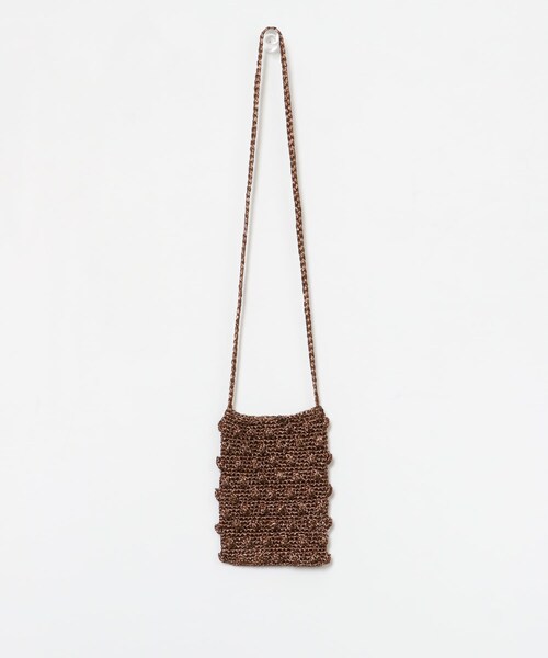 URBAN RESEARCH DOORS（アーバンリサーチドアーズ）の「メタリックヤーンショルダーバッグ（ショルダーバッグ・レディース・BLACK/BRONZE・one）」の14枚目の写真