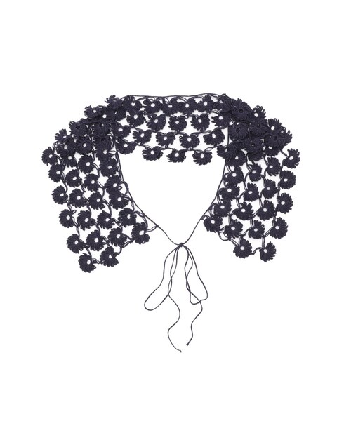 ADAM ET ROPE'（アダムエロペ）の「【J'aDoRe・店舗限定】【SERA STUDIO】large flowers belt(4lines)（ベルト・レディース・ベージュ/ネイビー系・F）」の13枚目の写真