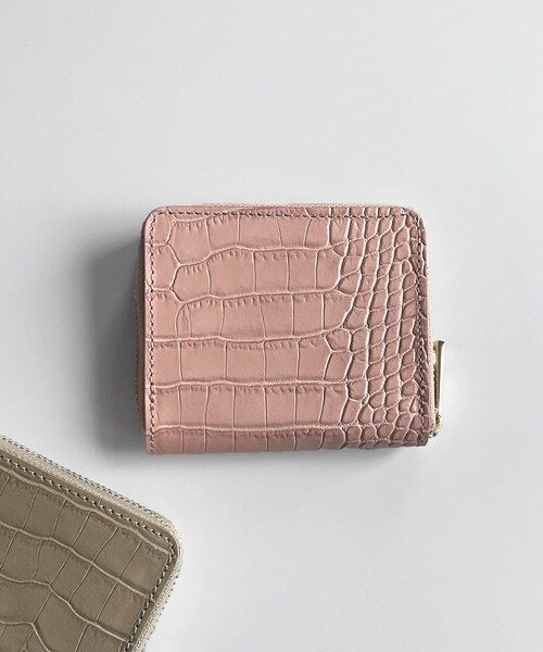 URBAN RESEARCH DOORS（アーバンリサーチドアーズ）の「Laboratorio mariucci　型押し財布（財布・レディース・BLACK/PINK/BEIGE・-）」の3枚目の写真