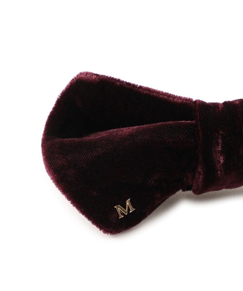 ADAM ET ROPE'(アダムエロペ)の「【J'aDoRe・店舗限定】【MALUS /マリュス】Bowtie barette / velvet(バレッタ/ヘアクリップ・レディース・ブラック/チャコール/グリーン/ワイン・F)」の19枚目の写真