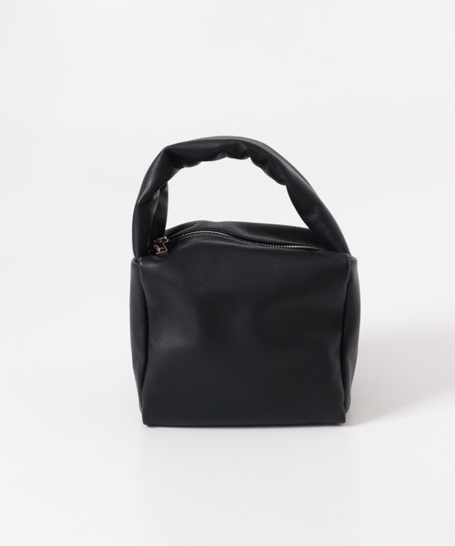 URBAN RESEARCH DOORS(アーバンリサーチドアーズ)の「AULENTTI puff cube bag(ハンドバッグ・レディース・NERO・Free)」の3枚目の写真