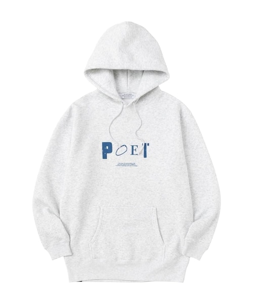 bonjour records(ボンジュールレコーズ)の「POET MEETS DUBWISE/ポエトミーツダブワイズ POET Hoodie(パーカー・レディース・ブラック/グレー/オリーブ・L/M/XL)」の8枚目の写真