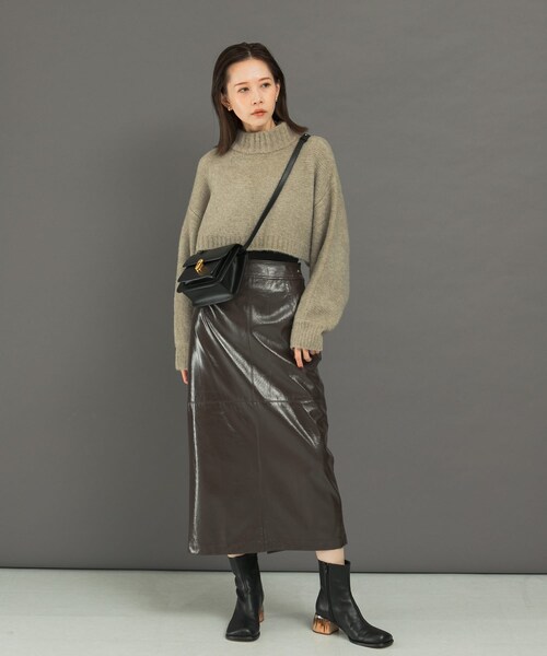 URBAN RESEARCH ROSSO（アーバンリサーチロッソ）の「クロップドマルチウェイニット（ニット/セーター・レディース・beige/aqua・FREE）」の14枚目の写真