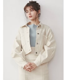 LAGUNAMOON | 【CIMARRON】デニムショートジャケット(ブルゾン)