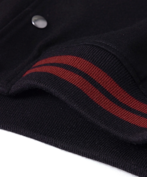 ROPE'（ロペ）の「カシミヤ混フラノショートスタジャン（スタジャン・レディース・ブラック・F）」の13枚目の写真