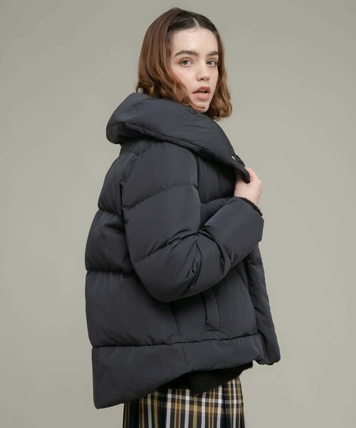URBAN RESEARCH Sonny Label（アーバンリサーチサニーレーベル）の「『WEB限定』撥水ショールカラーミディコート（その他アウター・レディース・ブラック/ネイビー/ライトグレー・FREE）」の8枚目の写真