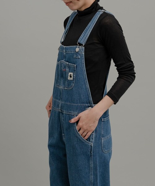 URBAN RESEARCH Sonny Label（アーバンリサーチサニーレーベル）の「carhartt　W BIB OVERALL STRAIGHT（サロペット/オーバーオール・レディース・Blue・S/M）」の6枚目の写真
