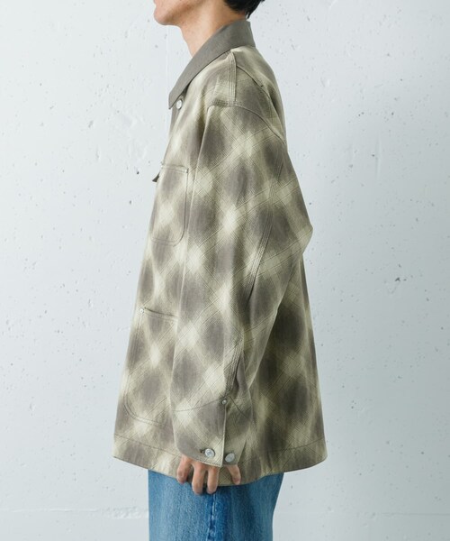 URBAN RESEARCH（アーバンリサーチ）の「SEVEN BY SEVEN　MICHIGAN CHORE COAT（テーラードジャケット・メンズ・020 GRAY・M）」の5枚目の写真