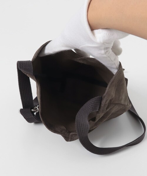 EKAL(エカル)の「HOBO AZUMA SHOULDER BAG S PS(ショルダーバッグ・メンズ・DK.BROWN/ORANGE・one)」の7枚目の写真