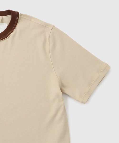ADAM ET ROPE'（アダムエロペ）の「【CAMIEL FORTGENS/カミエル フォートヘンス】NORMAL TEE 1/1 RIB（Tシャツ/カットソー・メンズ・ベージュ・M）」の4枚目の写真