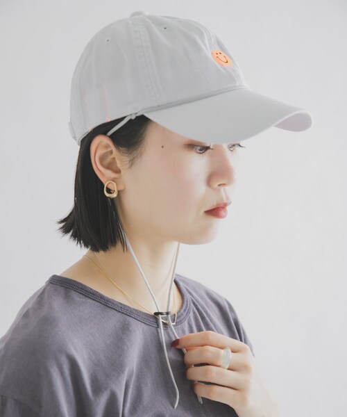 THE GOODLAND MARKET（ザグッドランドマーケット）の「That’s　THATS THE SMILE CAP（キャップ・メンズ・BK/WH/BEIGE・Free）」の6枚目の写真