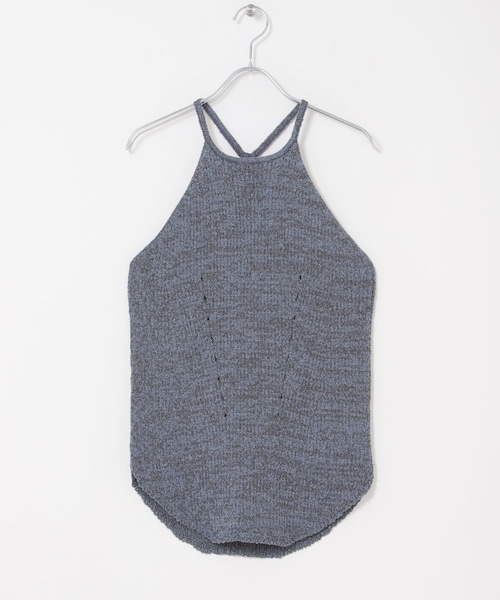 KBF（ケイビーエフ）の「メランジRIBタンクトップ（タンクトップ・レディース・BLUE/RED BROWN・One）」の3枚目の写真