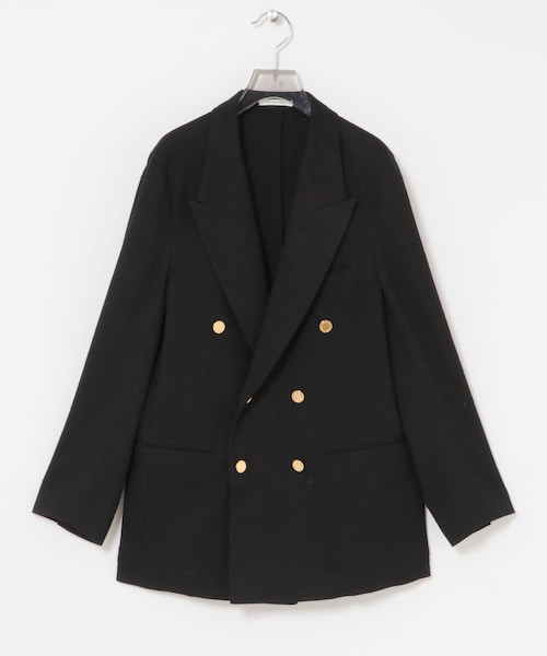 URBAN RESEARCH(アーバンリサーチ)の「COUTURE D’ADAM DOUBLE JK SUMMER TWEED(テーラードジャケット・レディース・BLACK・38)」の1枚目の写真