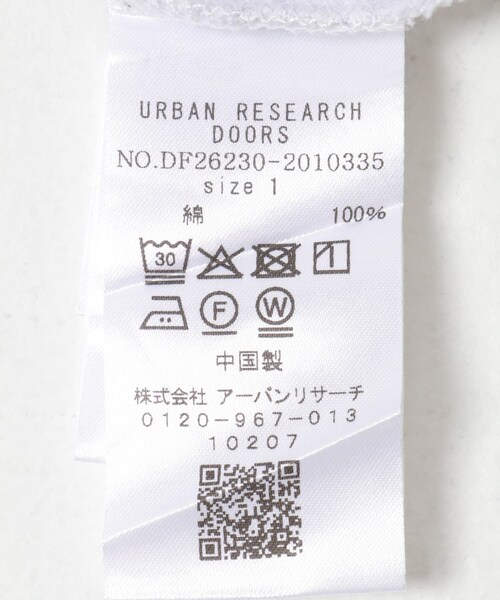 URBAN RESEARCH DOORS(アーバンリサーチドアーズ)の「FORK&SPOON ソリッドスリーブTシャツ(Tシャツ/カットソー・レディース・BLACK/TOPGRAY/BROWN/LIGHTBLUE・1)」の13枚目の写真