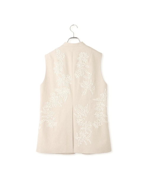 ADAM ET ROPE'（アダムエロペ）の「エンブロイダリージレ（ベスト・レディース・ブラック/キナリ・F）」の16枚目の写真