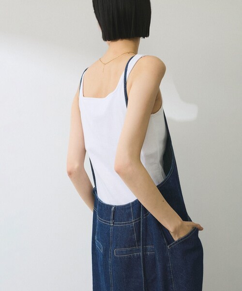 ADAM ET ROPE'（アダムエロペ）の「【WEB限定】デニムキャミ