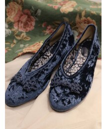 merry jenny | ベロアチャイナフラットシューズ(その他シューズ)