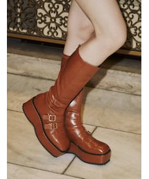 jouetie | ローファーロングブーツ(ブーツ)