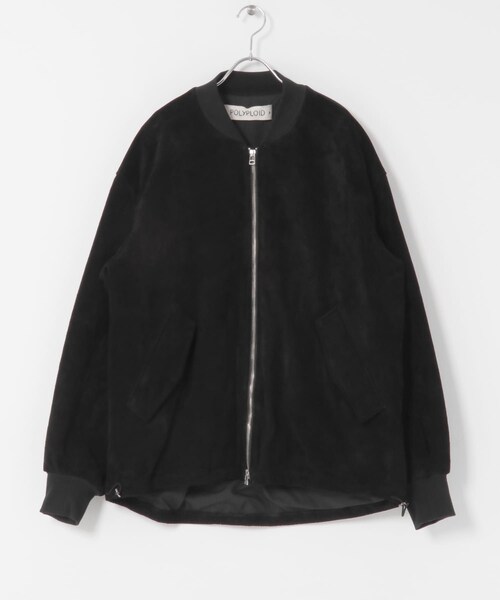 URBAN RESEARCH(アーバンリサーチ)の「POLYPLOID BOMBER JACKET B(ブルゾン・メンズ・BLACK/BLUE CLAY・3/4)」の4枚目の写真