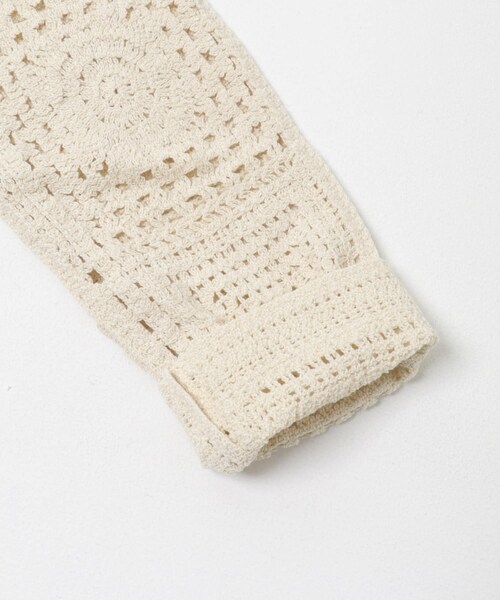 URBAN RESEARCH DOORS（アーバンリサーチドアーズ）の「『親子リンク』2WAYクロシェカーディガン(KIDS)（カーディガン/ボレロ・キッズ・NATURAL・120/135）」の12枚目の写真