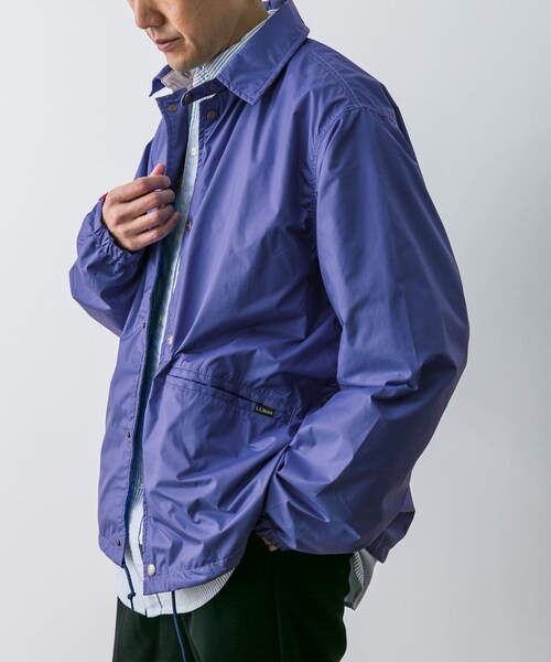 URBAN RESEARCH DOORS(アーバンリサーチドアーズ)の「L.L.Bean Lined Coach Jacket(テーラードジャケット・メンズ・D.charcoal/tan/B.green/purpleblue・M/L/XL)」の4枚目の写真