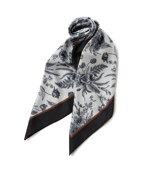 ROPE' PICNIC（ロペピクニック）の「90×90 アソートビンテージライクパターンスカーフ（バンダナ/スカーフ・レディース・ブラック系/ブルー系/ワイン・F）」の22枚目の写真