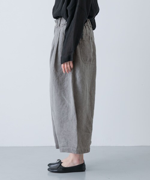 かぐれ（カグレ）の「MITTAN　起毛大麻ワイドパンツ（その他パンツ・レディース・薄炭・2）」の12枚目の写真