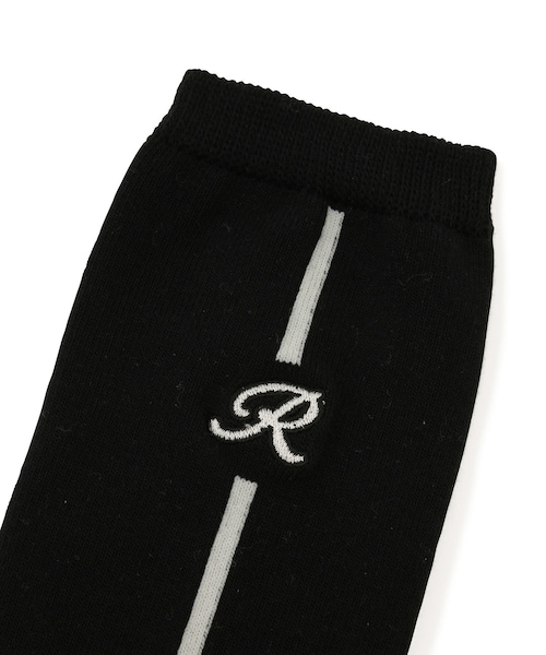 ROPE'（ロペ）の「【抗菌防臭】ライン使いハイソックス（ソックス/靴下・レディース・ブラック/ブラック系/ホワイト/ホワイト系・F）」の9枚目の写真
