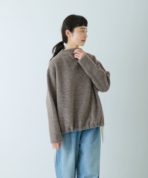 かぐれ（カグレ）の「ウールループボトルネックプルオーバー（その他トップス・レディース・IVORY/MOCHA/NAVY・Free）」の2枚目の写真