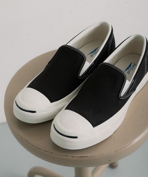 SENSE OF PLACE by URBAN RESEARCH(センスオブプレイスバイアーバンリサーチ)の「Converse JACK PURCELL CL SLIP-ON(スニーカー・メンズ・BLACK・26/27/28)」の6枚目の写真