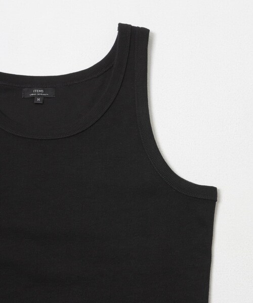 ITEMS URBANRESEARCH(アイテムズ アーバンリサーチ)の「接触冷感リブタンクトップ(タンクトップ・メンズ・D.GRAY/BLACK/GRAY/WHITE・M/L)」の10枚目の写真