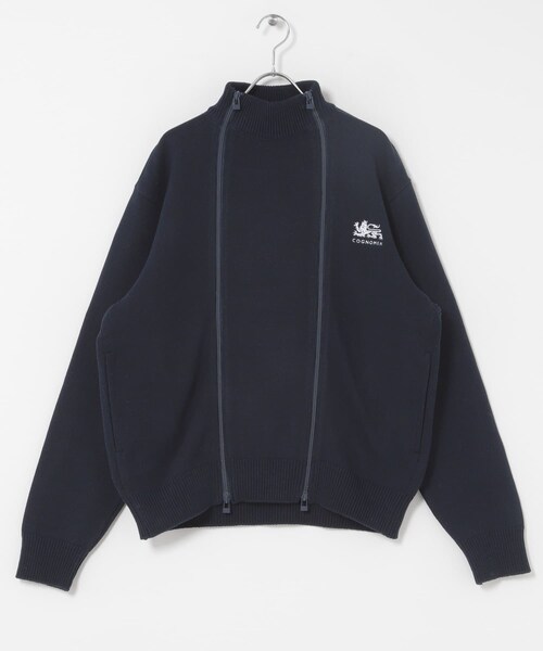 URBAN RESEARCH(アーバンリサーチ)の「COGNOMEN W.ADJUSTABLE KNIT TRACK JACKET(ニット/セーター・レディース・NAVY/GREY・M)」の6枚目の写真