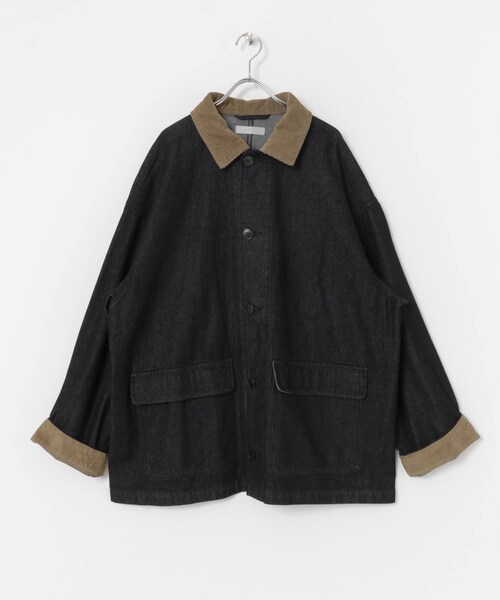 SENSE OF PLACE by URBAN RESEARCH（センスオブプレイスバイアーバンリサーチ）の「『セットアップ対応』デニムカバーオール（カバーオール・メンズ・IVORY/BLACK・M/L）」の20枚目の写真