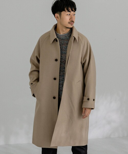 BAL COLLAR COAT SUPER120