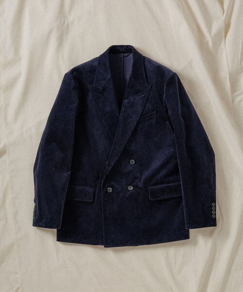 【WILD LIFE TAILOR】CORDUROY DOUBLE BREASTED JACKET