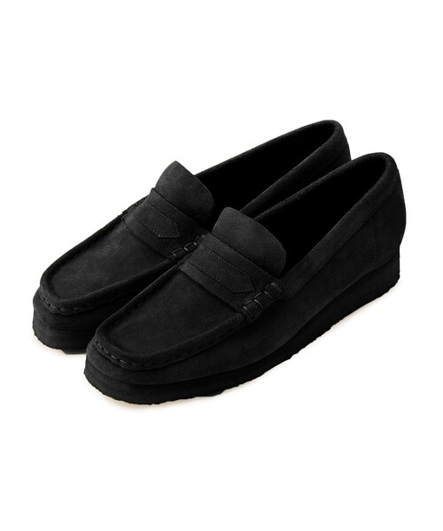 ADAM ET ROPE'(アダムエロペ)の「【CLARKS】WALLABEE LOAFER(ローファー・レディース・ブラック・36/37/38/39)」の1枚目の写真