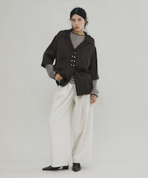 LAATO | wrap wide tack pants(その他パンツ)