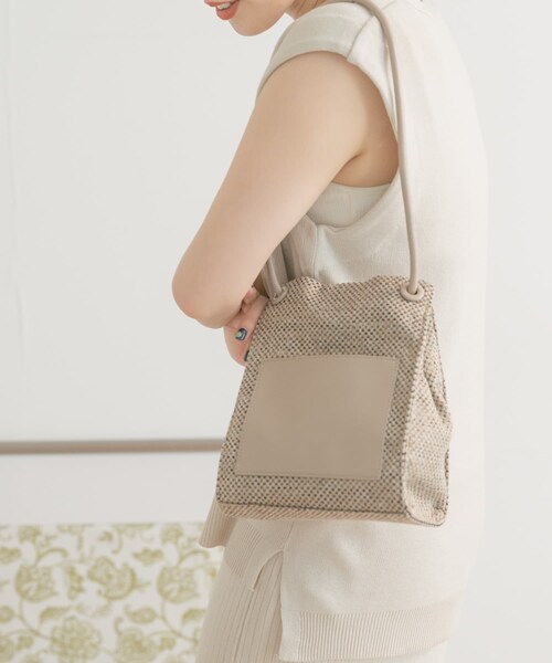 ITEMS URBANRESEARCH（アイテムズ アーバンリサーチ）の「ザツザイ2WAYミニトート（トートバッグ・レディース・OFF/CHA/BEG・-）」の3枚目の写真